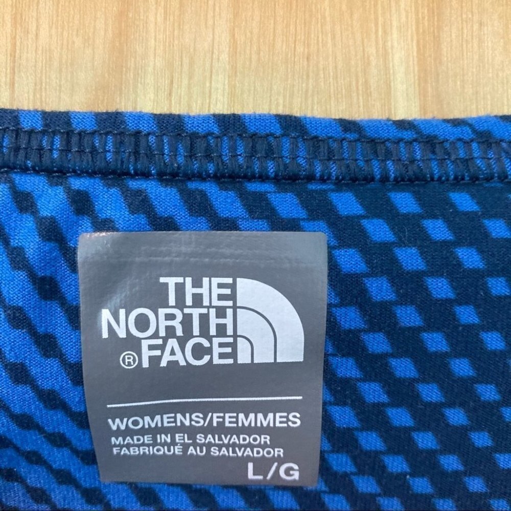 THE NORTH FACE Sz L Cropped Colour Block Leggings Tights - Picture 4 of 7